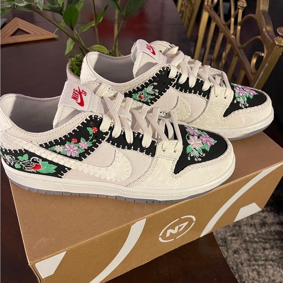 Nike Other - Dunk Low Devon SB “N7 - Sail Black” M7.5